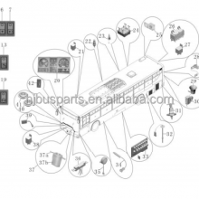 Other Performance Parts Hight Quality Auto Parts Air Conditioning Sensor 1005 Temperature Sensor for China Bus School Parts thumbnail-5