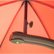 Modern Style Outdoor Metal Hanging Canopy Bed Swing Chair High Quality Sun Lounger Garden Hotels Home Living Bedroom Courtyard Use thumbnail-4