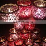Glass Candle Holder Large Fireplace Design