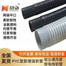 Large-diameter PVC Dust Collection Tube, Spiral Tube With Flat Openings on Both Sides, Suitable for Dust Collection, Sewage Discharge and Drainage. thumbnail-2