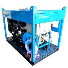 50Mpa 500bar High Pressure Water Jet Cleaner Diesel 33kw High Pressure Cleaning Water Jet Washer