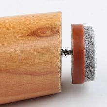 Chair Leg Floor Protectors Felt Chair Glides Tap-On Felt Furniture Pads Guaranteed to Stay On,Round Chair Sliders thumbnail-2