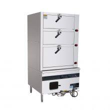 Yudian Style 3-Door Gas Seafood Steamer With 0.18kW Blower & 220V Power thumbnail-1