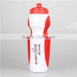 PE Fashional Portable ROHS Compliant Food Grade Unique Plastic Sports Water Bottle thumbnail-1