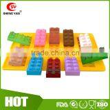 DIY Lego Building Bricks Silicon Ice Tray - 10 Ice Cube Trays Silicon Candy Molds for Lego Lovers