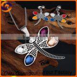 Stainless Steel Dragonfly Young Girl Earring Jewelry Set thumbnail-1