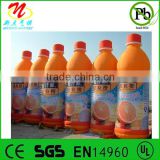 Inflatable advertising orange juice bottle