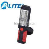 New Plastic Material Magnet AAA Battery Portable LED Work Light With Hook