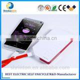 High Quality Quick Charging Leather Power Bank 8000MAH Portable Power Bank thumbnail-1