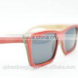 2015 New Fashion Handmade Custom China Polarized Skateboard Wooden Sunglasses(SS1010) thumbnail-1