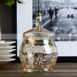 Handmade Glass Jar With Lid for Storage thumbnail-1