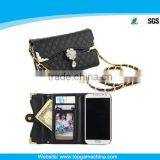 Wallet Leather Case Cover for Samsung Galaxy s4 Active With Hand Chain thumbnail-1