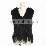 QD663 New Fashion Handknitted Rabbit & Raccoon Vest With Cap 2016 thumbnail-4