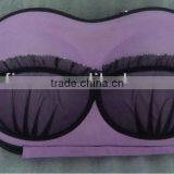 Hard shell portable Purple EVA bra case