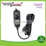 EU Common 6w Shapely Adapter With Cable and AC90V-240V 47-63Hz thumbnail-2