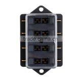4 Way Fuse Box DC 12V 24V Max DC 32V Circuit Car Trailer Auto Blade Fuse Box Block Holder ATC ATO 2-input 4-ouput Wire thumbnail-3