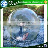 PVC Transparent Inflatable Water Ball Dubai Water Floating Light Ball Water Filled Weight Ball for Fun thumbnail-6