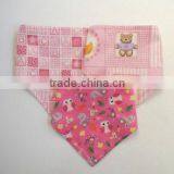 Wholesale 100% Cotton OEM Servicing Bandana Baby Bib's thumbnail-1