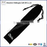 Fashion Cheap Promotional Black Single Velvet Pen Bag