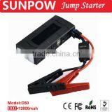 SUNPOW 13,600mAh Super Power Bank Portable 12V Gasoline and Diesel Li-polymer Car Jump Starter Booster thumbnail-2