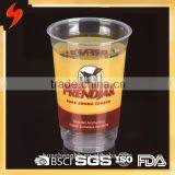 FDA 16oz Plastic Disposable Coffee Cup
