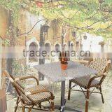 Bamboo Look French Rattan Bistro Chair thumbnail-2