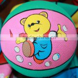 size 2 size 3 rubber wholesale mini basketball for kids
