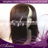 17'' Jewish Kosher European Virgin Remy 100% Human Hair SKIN TOP WIG thumbnail-1