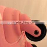 Hard Shell ABS PC Cream Pink Printed Hard Case Luggage thumbnail-4