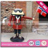 Playground Cartoon Characters Fiberglass Statue for Kids thumbnail-1