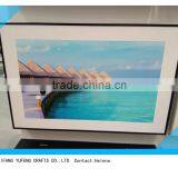 A1,A2,A3,A4 size large black aluminum metal photo picture frame