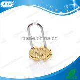 AJF 50MM Fashionable Newest Heart Love Padlock for Wedding or Valentine's Day Gift thumbnail-2