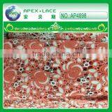 New Hot Sale 100 Polyester Lace Fabric for Wedding Dress AP4898