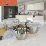 ALLNICE Wholesale Food Stock Bowl/metal Salad Bowl/mixing Bowl With Lid thumbnail-1