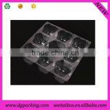 High Standard Square Clear Plastic Dessert Box With 9 Compartments Divides thumbnail-2