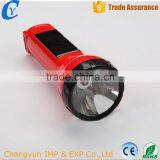 2016 New!Solar Led Torch Flashlight Electronic Plastic Flashlight Sun