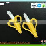 Manufacturer OEM Cute Banana Silicone Baby Toy Baby Teether