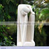 Marble Naked Woman Statue White Marble Stone Hand Carved Sculpture for Garden No 46