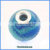 Wholesale Popular Blue Color Round Indonesia Resin Beads PCB-M100551 thumbnail-1