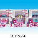 Plastic Classics Cartoon Music Phone Sliding Car Toys thumbnail-4