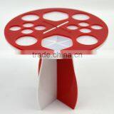 Round Acrylic Cool Makeup Brush Frame Brush Rack Drying thumbnail-3