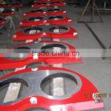 Concrete Pumping Sermac Spectacle Wear Plate And Cutting Ring With Tungsten Carbide thumbnail-2