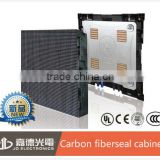 New products carbon fiber seal cabinet customized p8 outdoor led display