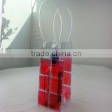 single bottle gel PVC cooler bag for wine