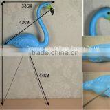 Plastic Blue Flamingo Figurine Garden Ornaments Garden Yard Lawn Art Ornament Wedding Ceremony Decoration With 31" Height thumbnail-5