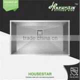 China Supplier Handmade Undermount Single Bowl Stainless Steel Kitchen Sink thumbnail-1