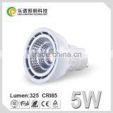 Hot Sale in Norway Sharp COB GU10 5W Dimamble 2700k Mr16 Led Spoltight 110v 220v