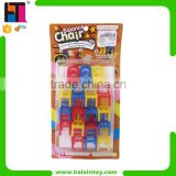 18PCS eco-friendly PP material balance chair game
