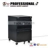 Hot Sale kd Mobile Steel Filing Chest/3 Drawer Movable Metal Chest