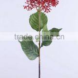 64 cm Plastic Hydrangea Spray With 4 Printed Leaves Artificial Flower thumbnail-2